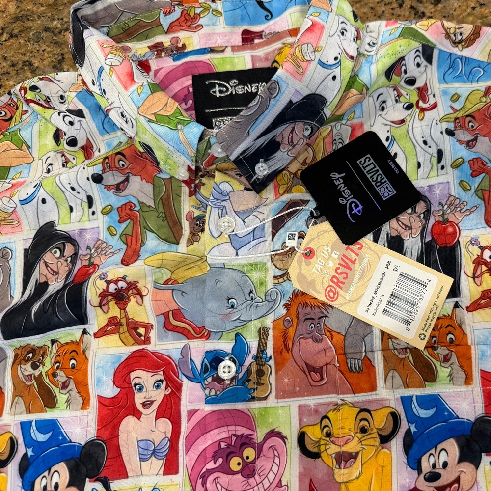 Men’s Disney D100 RSVLTS Drawn to Life Shirt